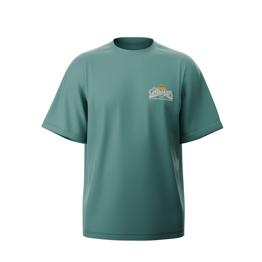 T-SHIRT HANGING OUT BLEU
