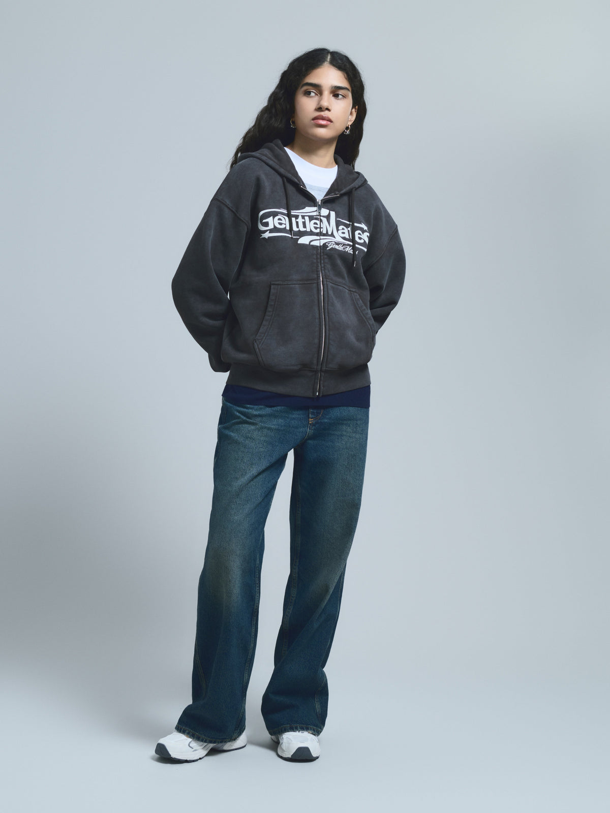 Hoodie Racing Délavé