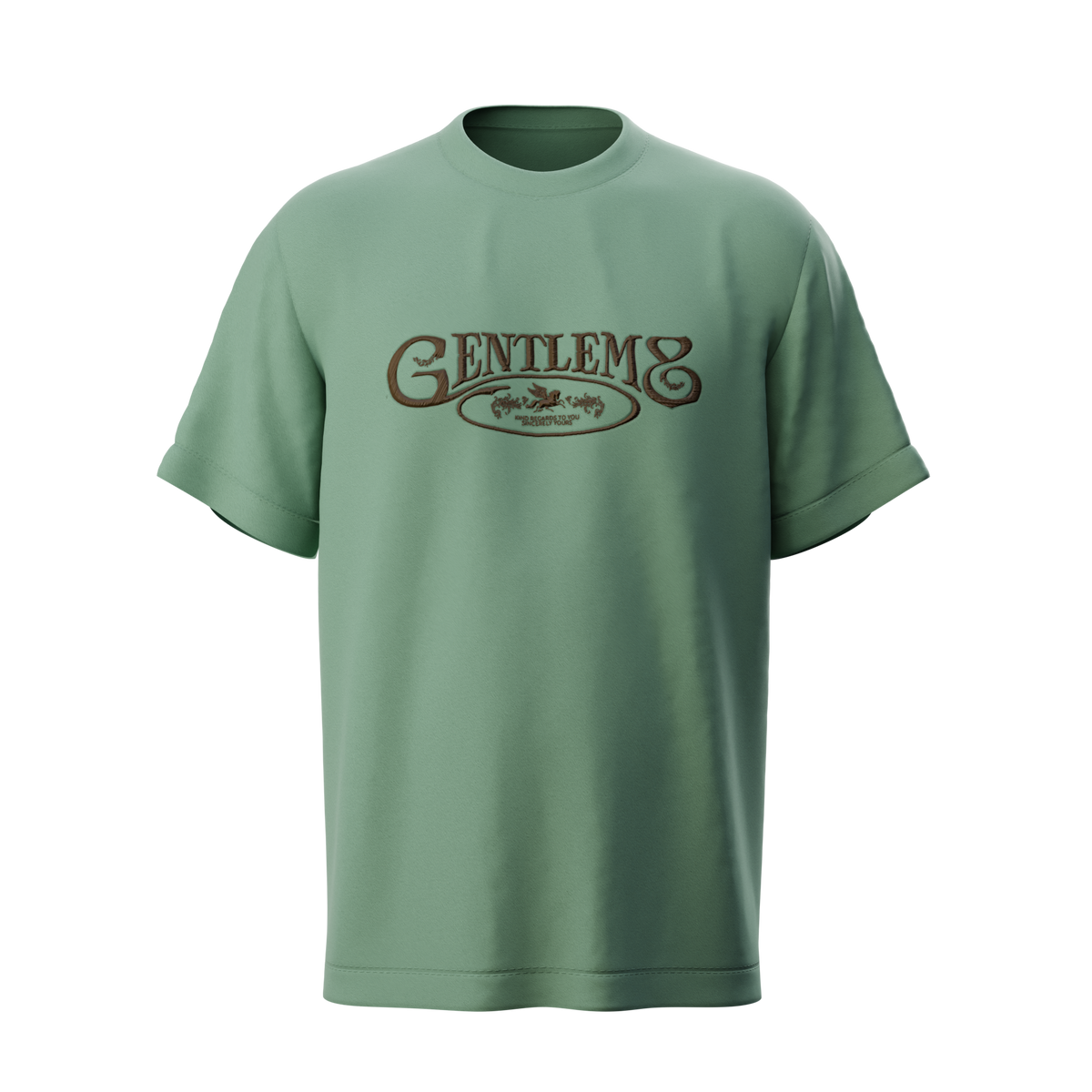 T-shirt logo pégase vert