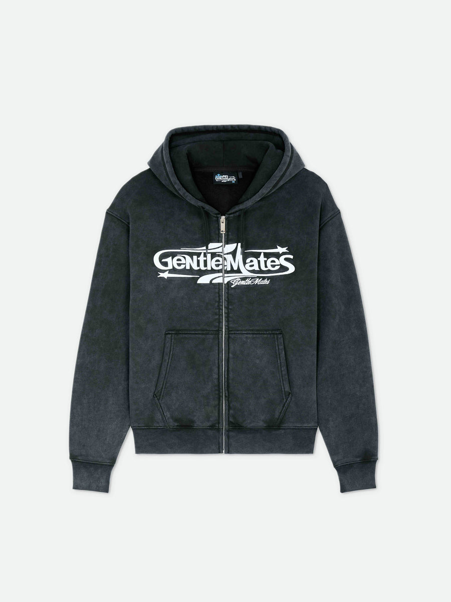 Hoodie Racing Délavé