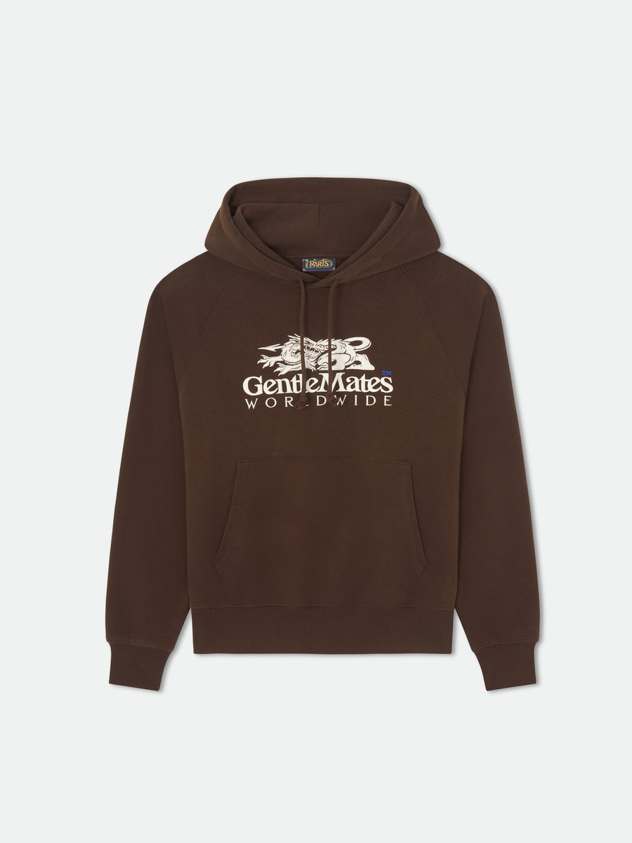 Hoodie Worldwide marron
