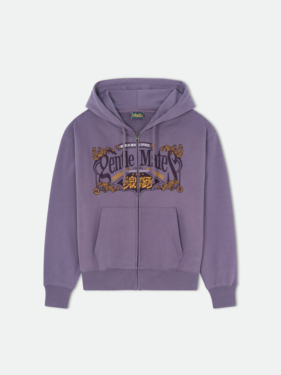 Hoodie zippé Championship violet