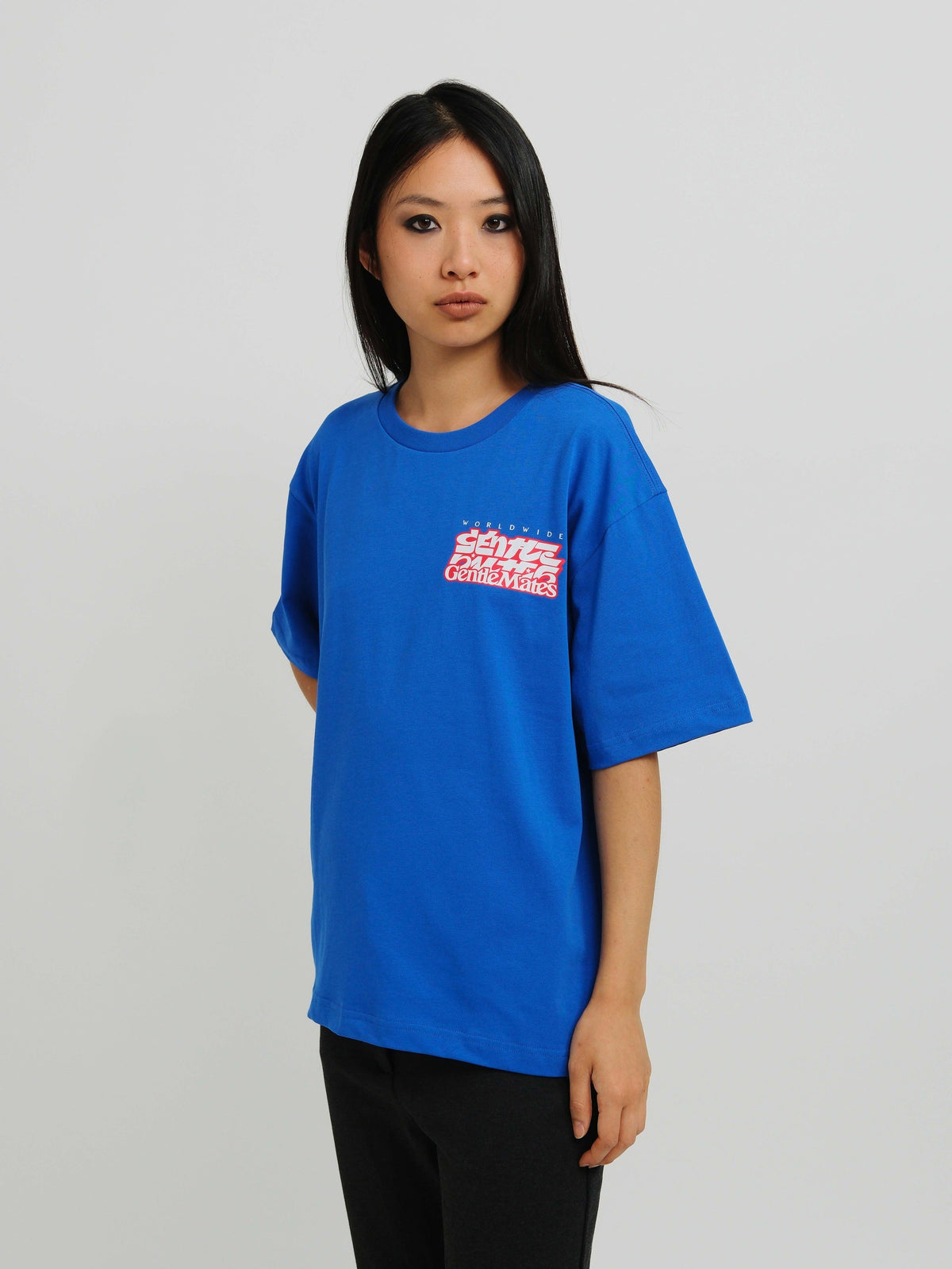 T-shirt Worldwide bleu